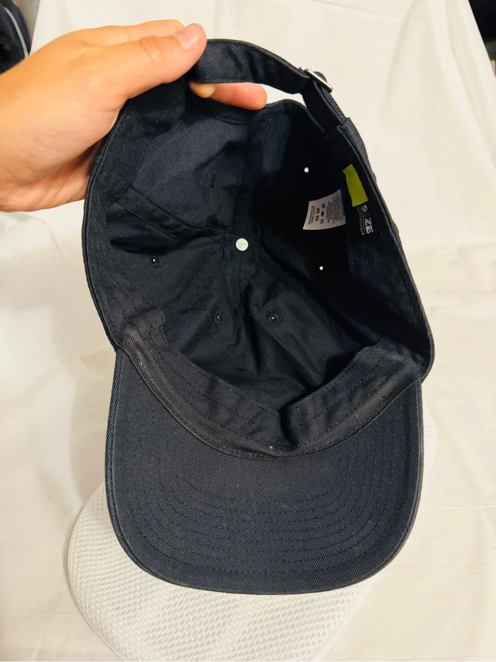Nike Heritage86 Black Baseball Hat Cap White Swoosh Logo Adjustable Unisex